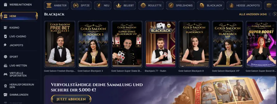 Cazeus casino review